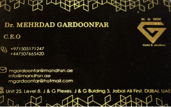 طلا مهرداد گردونفر  M&HSN Mehrdad Gardonfar Gold