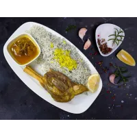 باقالی پلو با ماهیچه