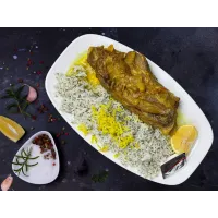 باقالی پلو با گردن