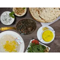 چلو خورشت سبزی