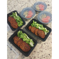 کتلت با دورچین و نون پرسی